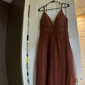 Revelry personalized bridesmaid dress